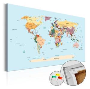 Quadro di sughero - Travel with Me