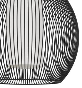 Eglo 900828 - Lampadario a sospensione con filo RAZONI 1xE27/40W/230V nero