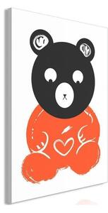 Quadro - Thoughtful Bear (1 Part) Vertical