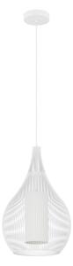 Eglo 900829 - Lampadario a sospensione con filo RAZONI 1xE27/40W/230V bianco