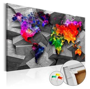 Quadro di sughero - Cubic World