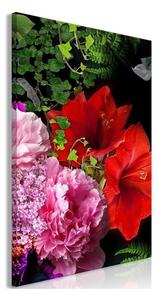 Quadro - Floral Symphony (1 Part) Vertical