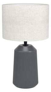 Eglo 900824 - Lampada da tavolo CAPALBIO 1xE27/40W/230V grigio