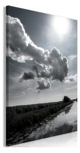 Quadro - Sun Over Clouds (1-part) - Sky Reflection in Water Field