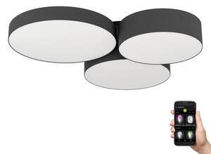 Eglo 900853-LEDRGBW Plafoniera con dimmer BARBANO-Z 3xLED/7,5W/230V nero