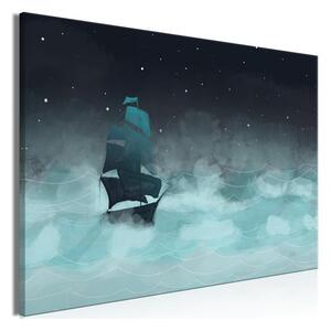 Quadro - Night Waves (1 Part) Wide - Second Variant