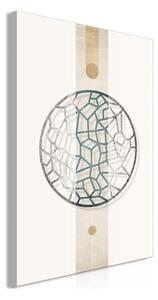 Quadro - Circle with Artistic Details (1-part) - Abstract Shape