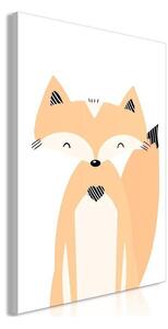 Quadro - Happy Fox (1 Part) Vertical