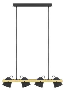 Eglo 900883 - LED RGBW Lampadario dimmerabile a sospensione con filo HORNWOOD-Z 4xLED/3,7W/230V