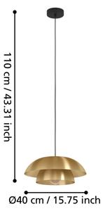 Eglo 900849 - Lampadario a sospensione con filo CENCIARA 1xE27/40W/230V