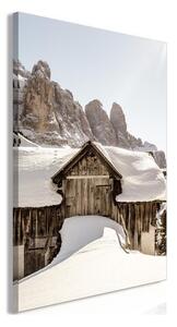 Quadro - Winter in the Dolomites (1 Part) Vertical