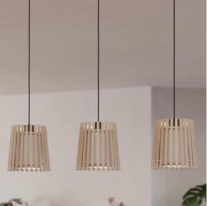 Eglo 900903 - Lampadario a sospensione con filo FATTORIA 3xE27/25W/230V