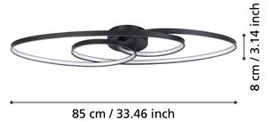 Eglo 900947 - Plafoniera LED dimmerabile GIANELLA LED/38W/230V