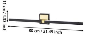Eglo 900929 - Applique a LED da bagno PEGUERA LED/17,5W/230V IP44