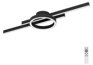 Eglo 900953-Plafoniera LED RGBW dimmerabile AMANDOLO 23,5W/230V nero + +TC