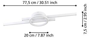 Eglo 900952- Plafoniera dimmerabile RGBW AMANDOLO 23,5W/230V bianco + +TC