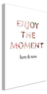 Quadro - Unique Moment (1-part) - English Text on White Background