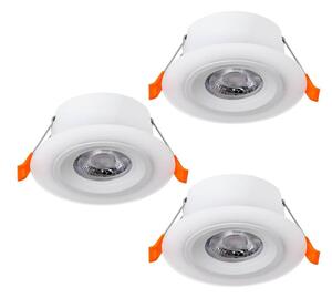 Eglo 900913 - SET 3x Lampada LED da incasso CALONGE 3xLED/4,8W/230V bianco