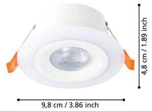 Eglo 900913 - Set di 3 faretti da incasso a LED CALONGE 3xLED/4,8W/230V bianco