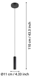 Eglo 900926 - Lampadario LED a sospensione con filo ALMUDAINA LED/5W/230V