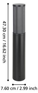 Eglo 901034 - Lampada da esterno SALLE 1xE27/15W/230V 46,5 cm IP54