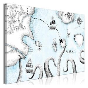 Quadro - Treasure Map (1 Part) Wide