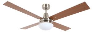 Lucci Air 210334 - Ventilatore a soffitto AIRFUSION 1xE27/60W/230V legno/cromo +