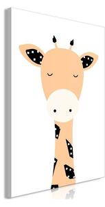 Quadro - Funny Giraffe (1 Part) Vertical