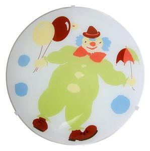 Plafoniera per bambini CLOWN 1xE27/60W/230V diametro 300 mm