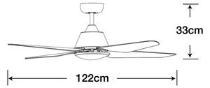 Lucci Air 212998 - Plafoniera LED ARIA LED/18W/230V nero + +TC