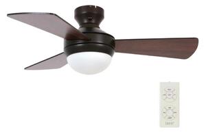 Lucci Air 512311 - Ventilatore da soffitto AIRLIE HUGGER 2xE27/15W/230V marrone + +TC