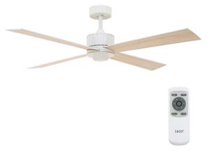 Lucci air 213171 - Plafoniera LED NEWPORT legno/bianco/beige + +TC