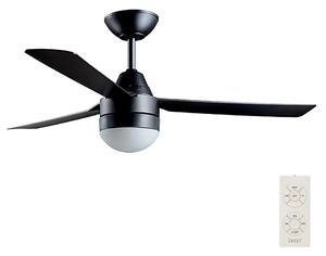 BAYSIDE 531018 - Ventilatore da soffitto MEGARA 2xE14/15W/230V nero + +TC