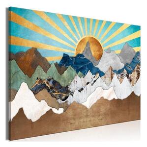 Quadro - Morning in the Mountains (1 Part) Wide