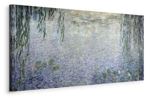 Quadro - Water Lilies: Two Weeping Willows