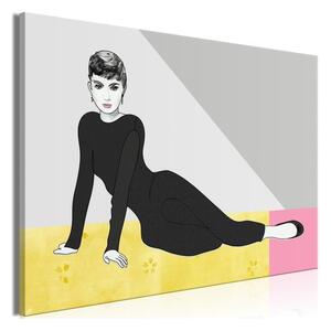 Quadro - Woman in Pastel Hue (1-part) - Film-Inspired Pop Art