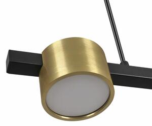 Lampadario LED a sospensione con filo MIRELLA 3xGX53/6W/230V oro/nero
