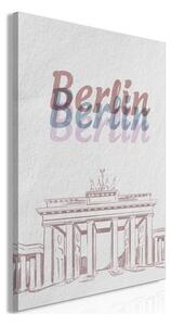 Quadro - Berlin in Watercolours (1 Part) Vertical
