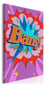 Quadro - Comic Street Art (1-part) - Colorful Text on Vibrant Background