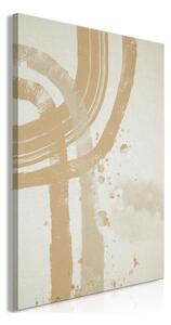 Quadro - Beige Minimalism (1 Part) Vertical