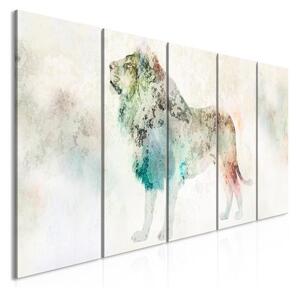 Quadro - Colourful King (5 Parts) Narrow