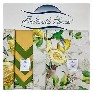 Tovaglia da tavolo con tovaglioli Botticelli Home Limonata