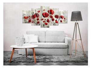 Quadro su vetro acrilico - Scarlet Field