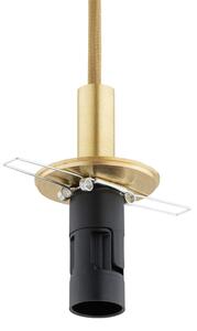 Argon 8450 - Lampadario a sospensione con filo ALMIROS 1xE14/7W/230V diametro 12 cm alabastro oro