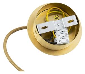 Argon 8450 - Lampadario a sospensione con filo ALMIROS 1xE14/7W/230V diametro 12 cm alabastro oro