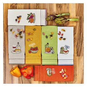 Strofinacci cucina Vingi Ricami Vanessa 3 pezzi