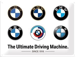 Targa in metallo Bmw - Logo Evolution