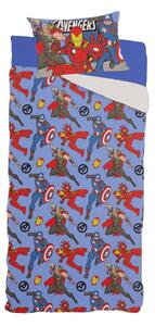 Lenzuola Avengers letto singolo in cotone