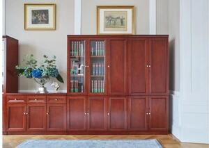 Armadio per ufficio o studio in stile classico a 2 ante PRESTIGE C620B