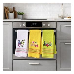 Strofinacci cucina Vingi Ricami Good 3 pezzi